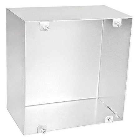 Southwire Electrical Box, 118 cu in, Square Box Type, 6 Gangs, Steel, Square Shape 6350-BLNK